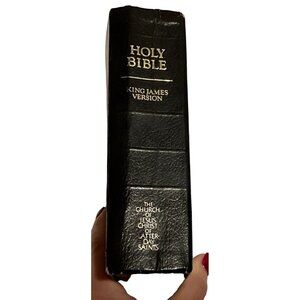 VTG HOLY BIBLE OLD NEW TESTAMENT KJV 1987 LDS SALT LAKE CITY UTAH